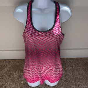 ASICS running tank with built in bra- magenta